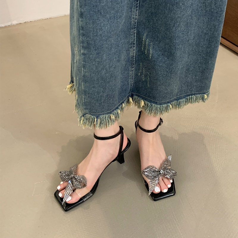 2024-summer-new-womens-sandals-one-strap-buckle-sweet-bow-thin-heel-fashion-shoes_2 2024 Summer New Women's Sandals One-Strap Buckle Sweet Bow Thin Heel Fashion Shoes