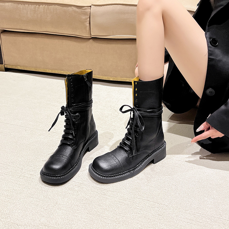 genuine-leather-vintage-martin-boots-women-2024-new-british-style-side-zipper-lace-up-motorcycle-boots-slim-fit-knight-boots_2 Genuine Leather Vintage Martin Boots Women 2024 New British Style Side Zipper Lace Up Motorcycle Boots Slim Fit Knight Boots