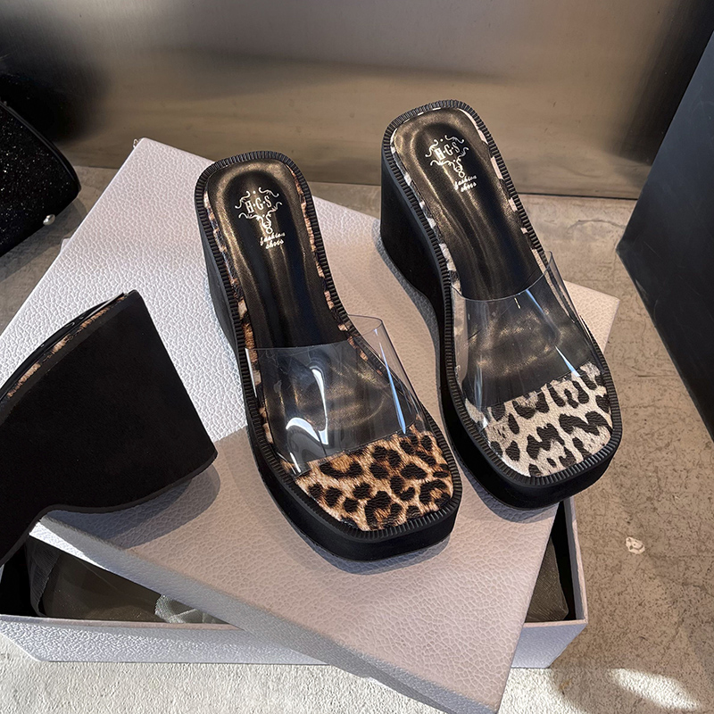 womens-summer-platform-slippers-high-heel-wedge-sandals-transparent-leopard-print-thick-sole Women's Summer Platform Slippers High Heel Wedge Sandals Transparent Leopard Print Thick Sole